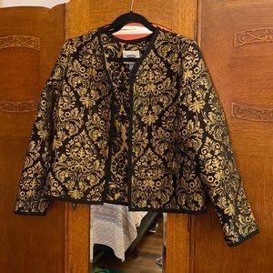 Black and gold festive jacket